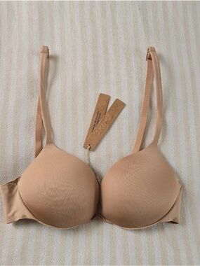 SKIMS Ultimate Push Up Plunge Bra Size:30C Clay